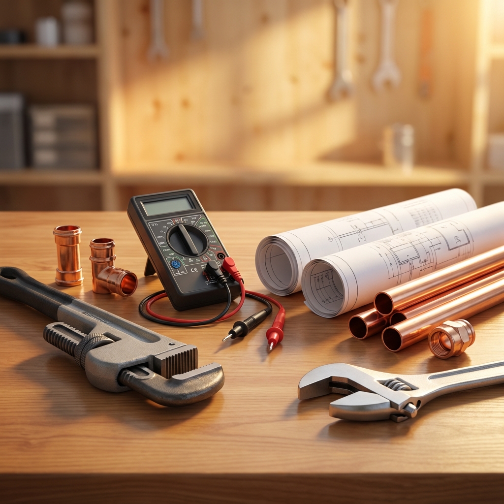 Professional Plumbing Tools